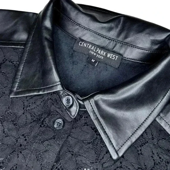 Central Park West Lace Long Sleeve Top - NWT - Size Medium - Picture 3 of 5